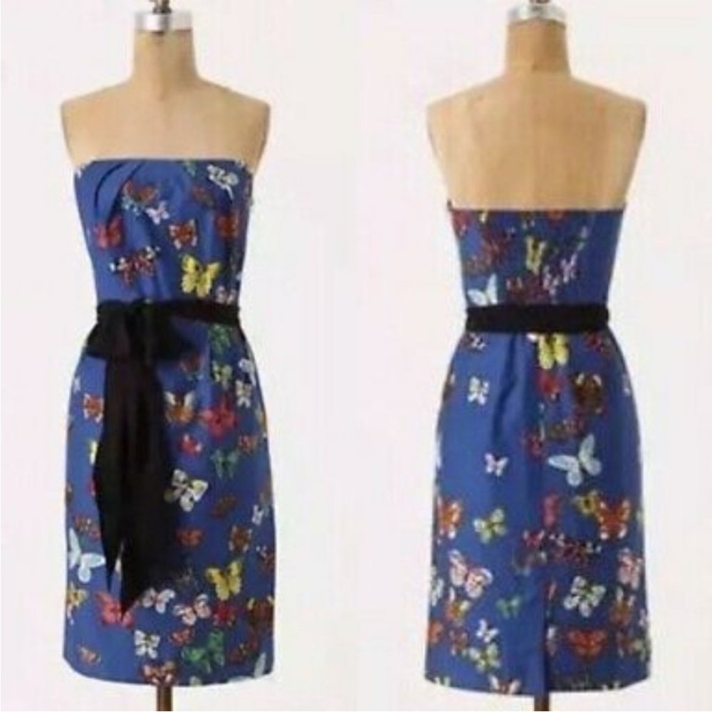 Beautiful Anthropologie Nathalie Lete Butterfly Net Dress, Size 8